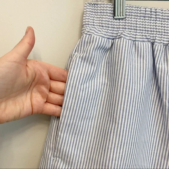 Djerf Avenue Breezy Short Blue Stripe Medium - Picture 6 of 10